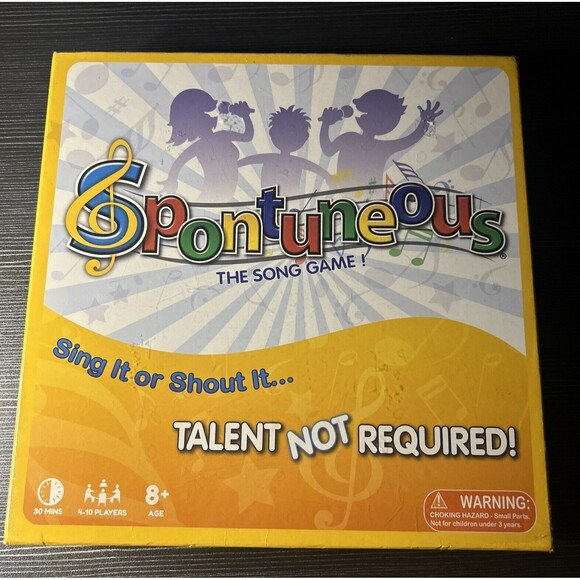 Spontuneous The Song Game - Sing It or Shout It - New - Picture 1 of 2